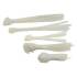 Assortiment de Colliers Plastique Blanc - 250 Pièces, Diverses Tailles - Résistants et Polyvalents pour Fixation - BGS
