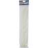 Assortiment de Colliers Plastique Blancs 8,0 x 400 mm - 30 Pièces - Fixation Pratique et Résistante - BGS
