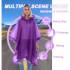 Poncho Imperméable Taille Universelle - Léger et Compact - Protection Pluie Efficace - D-Work