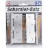 Jeu de Charnières Acier Inoxydable 100x40 mm - 2 Pièces - Résistantes et Durables - BGS