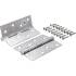 Jeu de Charnières Acier Inoxydable 100 x 40 mm - 2 pcs - Résistantes et Durables - D-Work