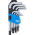 Jeu de Clés Allen Courtes Profil T Torx 9 pcs T10-T50 - Acier Résistant - Précision et Durabilité - D-Work