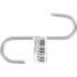 Crochet de Boucherie 80 mm - Acier Inoxydable - Résistant et Hygiénique - BGS