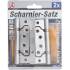 Jeu de Charnières Acier Inoxydable 2 pièces 100x50 mm - Montage Compact - Résistance et Durabilité - BGS