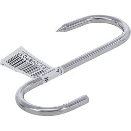 Crochet de Boucherie 100 mm - Acier Inoxydable - Résistant et Hygiénique, Pro - D-Work