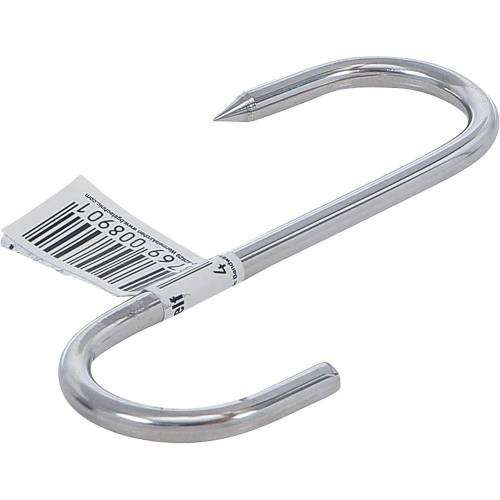 Crochet de Boucherie 100 mm - Acier Inoxydable - Résistant et Hygiénique - BGS