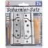 Jeu de Charnières Acier Inoxydable 2 pièces 100x50 mm - Montage Compact - Résistance et Durabilité - BGS