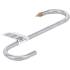 Crochet de Boucherie 120 mm - Acier Inoxydable - Résistant et Hygiénique - BGS
