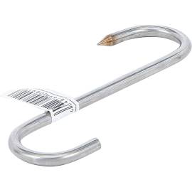 Crochet de Boucherie 120 mm - Acier Inoxydable - Résistant et Hygiénique - BGS