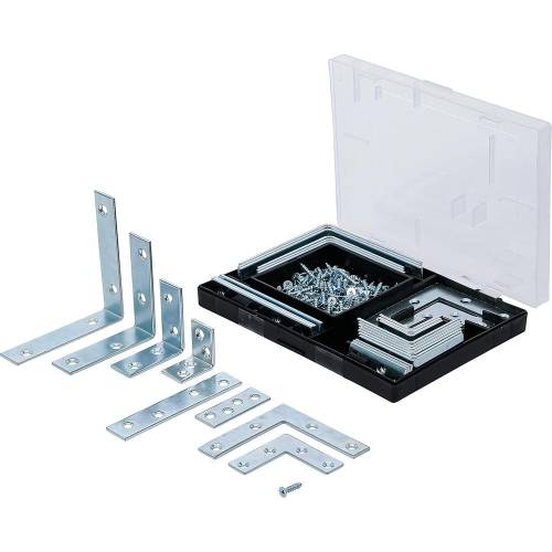 Jeu d Équerres 180 pcs - Acier, Précision et Polyvalence - Pro - D-Work