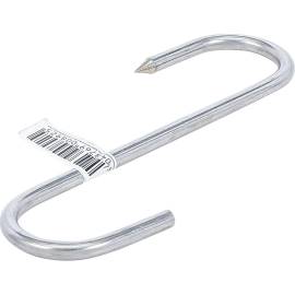 Crochet de Boucherie 160 mm - Acier Inoxydable - Résistant et Hygiénique - BGS