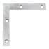 Équerre L 4 Pièces 75x75x12 mm - Acier Résistant - Fixation et Maintien Fiables - BGS