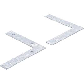 Équerre L 2 Pièces 150x150x25 mm - Acier, Résistante et Pratique - BGS