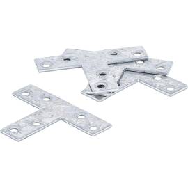 Équerre en T 4 Pièces 70x50x16 mm - Acier Résistant - Assemblage Précis et Stable - BGS