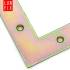 Équerre L 2 Pièces 150x150x25 mm - Acier, Résistante et Pratique - BGS
