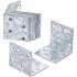 Connecteur d'Angle 10 pcs 40 x 40 x 40 mm - Résistant et Pratique pour Assemblage, Acier - D-Work
