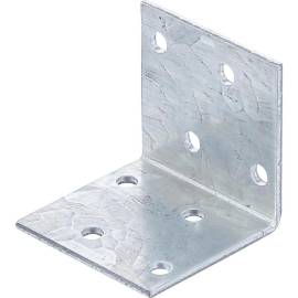 Connecteur d’Angle 40x40x40 mm - Acier, 2 mm d Épaisseur - Assemblage Solide et Précis - BGS