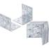 Connecteur d'Angle 10 pcs 40 x 40 x 40 mm - Résistant et Pratique pour Assemblage, Acier - D-Work