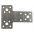 Équerre en T 4 pcs 70 x 50 x 16 mm - Acier Résistant - Assemblage Précis et Stable - D-Work