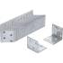 Connecteur d'Angle 50 pcs 40 x 40 x 40 x 2 mm - Acier, Pack Économie - Assemblage Solide et Pratique - D-Work