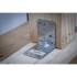 Connecteur d'Angle 70 x 70 x 55 x 2,5 mm - Renforcé avec Bourrelet - Fixation Solide et Durable - D-Work
