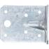 Connecteur d'Angle 70 x 70 x 55 x 2,5 mm - Renforcé avec Bourrelet - Fixation Solide et Durable - D-Work