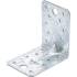 Connecteur d’Angle avec Bourrelet 90x90x65x2,5 mm - Renforcé, Acier - Fixation Solide et Durable - BGS