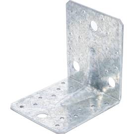 Connecteur d Angle avec Bourrelet 105 x 105 x 90 x 3 mm - Renforcé pour Assemblage Solide, Acier - D-Work