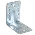 Connecteur d’Angle avec Bourrelet 90x90x65x2,5 mm - Renforcé, Acier - Fixation Solide et Durable - BGS