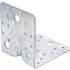 Connecteur d Angle avec Bourrelet 105 x 105 x 90 x 3 mm - Renforcé pour Assemblage Solide, Acier - D-Work