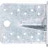 Connecteur d Angle avec Bourrelet 105 x 105 x 90 x 3 mm - Renforcé pour Assemblage Solide, Acier - D-Work