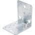 Connecteur d Angle avec Bourrelet 105 x 105 x 90 x 3 mm - Renforcé pour Assemblage Solide, Acier - D-Work