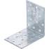 Connecteur d Angle avec Bourrelet 105 x 105 x 90 x 3 mm - Renforcé pour Assemblage Solide, Acier - D-Work