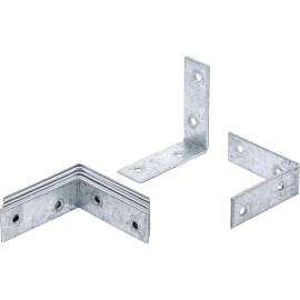 Jeu d Équerres pour Chaise 8 Pièces 60x60x20 mm - Acier Robuste - Montage Précis et Stable - BGS
