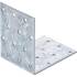 Connecteur d'Angle 80 x 80 x 60 x 2,5 mm - Acier, Résistant et Pratique - D-Work