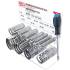 Assortiment de 111 Colliers Inoxydables - Sur Tableau - Résistants et Durables, Acier, Pro - D-Work