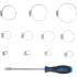 Assortiment de 111 Colliers Inoxydables - Sur Tableau - Résistants et Durables - BGS