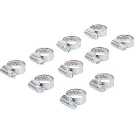 Colliers Inoxydables 12 x 20 mm - Lot de 10 Pièces - Résistants et Durables - BGS