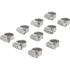 Colliers Inoxydables 10 x 16 mm - Lot de 10 Pièces - Résistants et Durables - - BGS