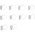 Colliers Inoxydables 12 x 20 mm - Lot de 10 pcs - Résistants et Durables, Acier - D-Work