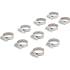Colliers Inoxydables 16 x 25 mm - Lot de 10 Pièces - Résistants et Durables - BGS