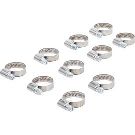 Colliers Inoxydables 16 x 25 mm - Lot de 10 Pièces - Résistants et Durables - BGS
