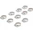 Colliers Inoxydables 16 x 25 mm - Lot de 10 Pièces - Résistants et Durables - BGS