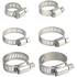 Colliers Inoxydables 10 x 16 mm - Lot de 10 pcs - Résistants et Durables - Acier - D-Work