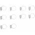 Colliers Inoxydables 16 x 25 mm - Lot de 10 Pièces - Résistants et Durables - BGS