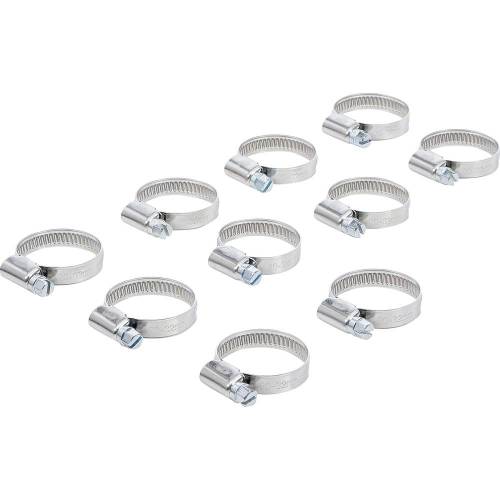 Colliers Inoxydables 10 pcs 20 x 32 mm - Résistants et Durables, Acier - D-Work