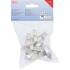 Lot de 10 Colliers Inoxydables 25x40 mm - Résistants et Durables - - BGS