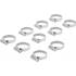 Colliers Inoxydables 10 Pièces 20 x 32 mm - Résistants et Durables - BGS
