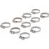 Lot de 10 Colliers Inoxydables 25x40 mm - Résistants et Durables - - BGS