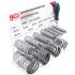 Lot de 10 Colliers Inoxydables 32 x 50 mm - Résistants et Durables, Acier, 10 pcs - D-Work